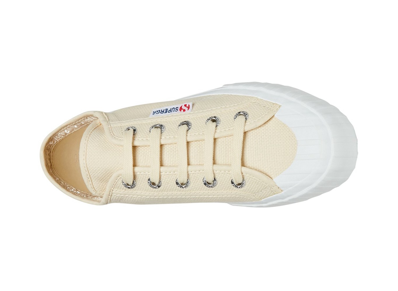 Espadrille Feminino Bege - Superga 2630 Stripe - YNZSC-0624